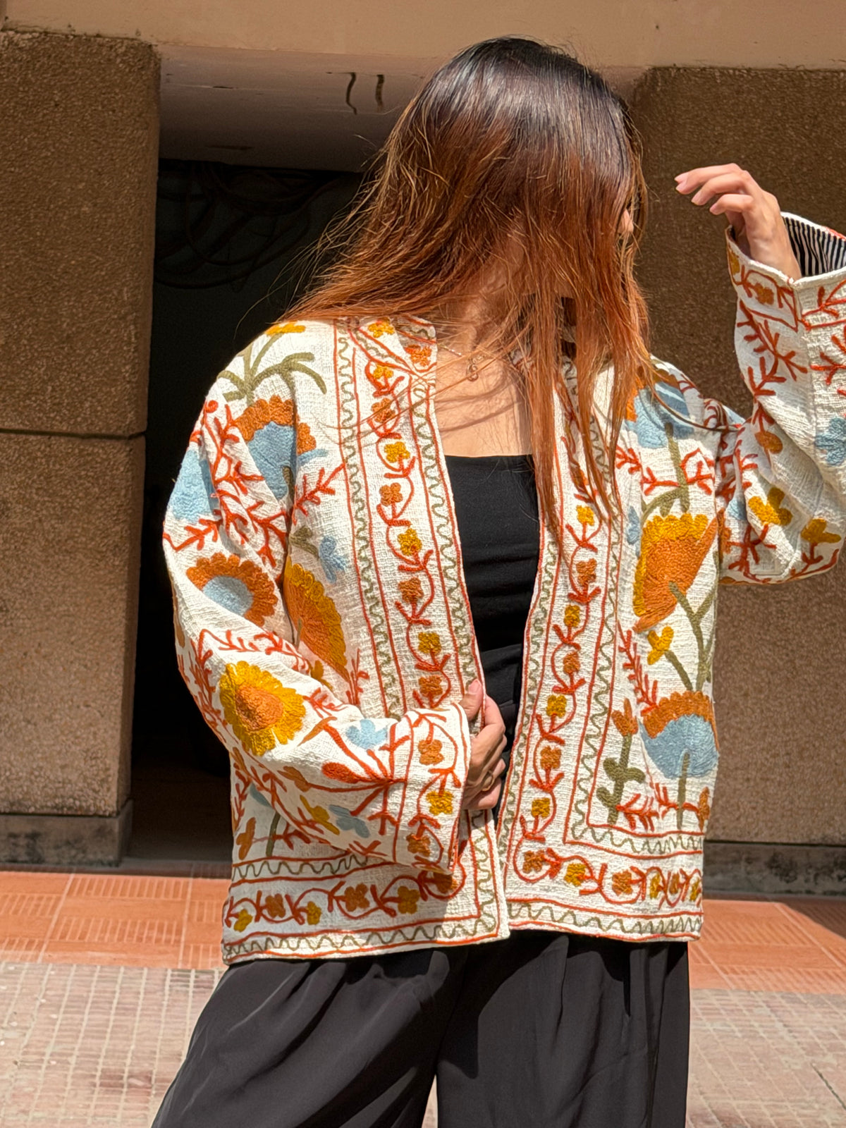 Sienna Kashmiri Handloom Jacket