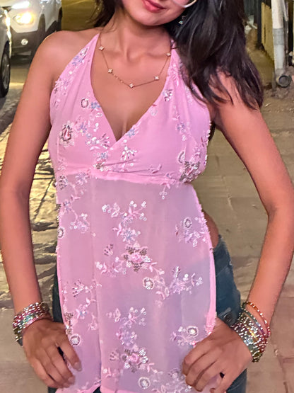 Cotton Candy Y2K Top