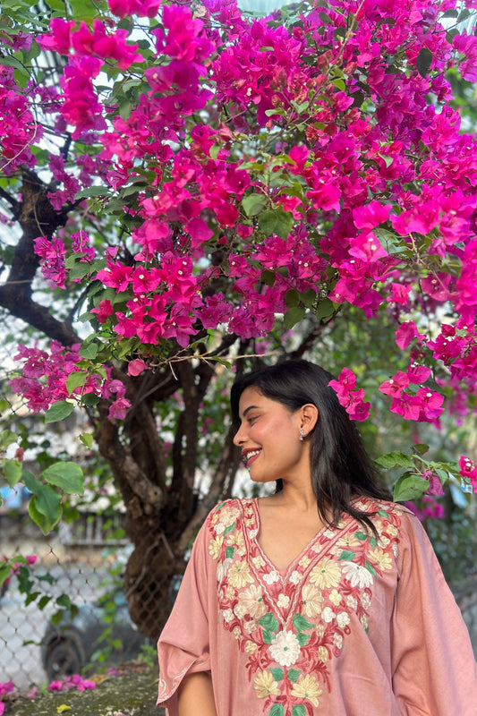 Peach Kaftan Top