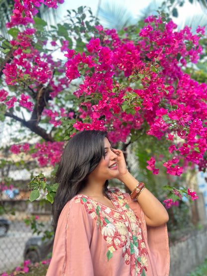 Peach Kaftan Top
