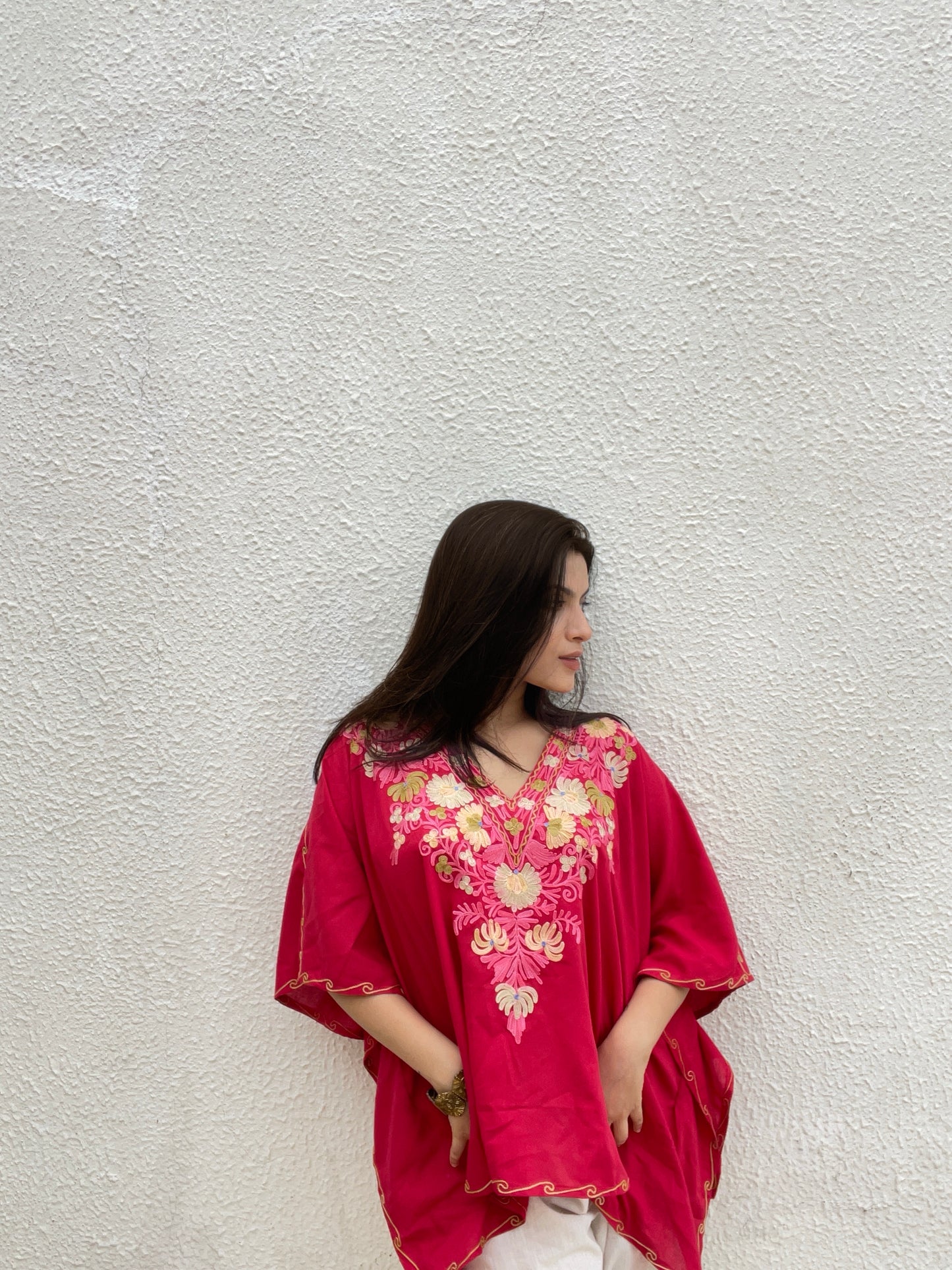 Maroon Kaftan top