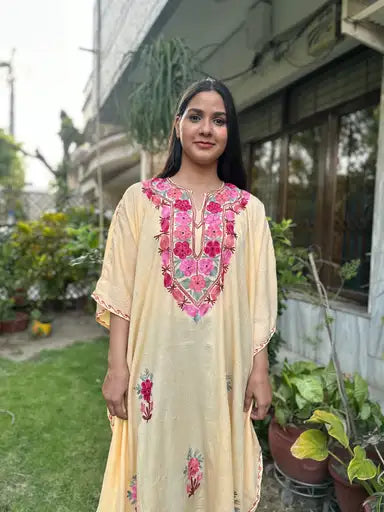 Yellow Long Kaftan